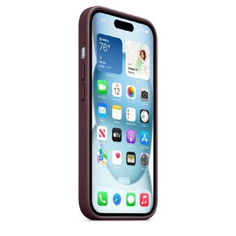  Чехол (клип-кейс) Apple MT3E3FE/A для Apple iPhone 15 with MagSafe Mulberry 