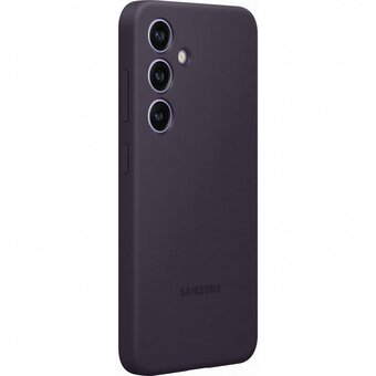 Чехол Original Samsung Silicone Case S24 (S921) EF-PS921TEEGRU Dark Purple 
