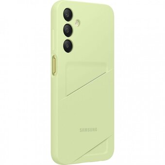  Чехол Original Samsung Card Slot Case EF-OA256TMEGRU для A25 (A256) Lime 