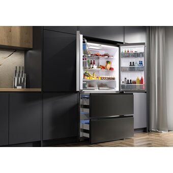  Холодильник LEX LFD575BxID French Door, инверторный черная сталь 