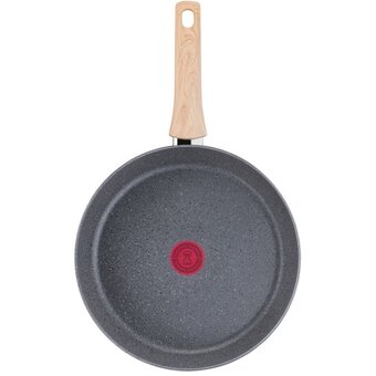  Сковорода Tefal Natural Force G2660472 круглая 24см покрытие Mineralia+ non-stick ручка несъемная (без крышки) серый (2100118263) 