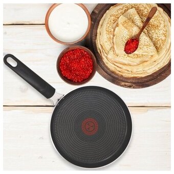  Сковорода блинная Tefal Easy Plus Э 04237522, без крышки, черный 