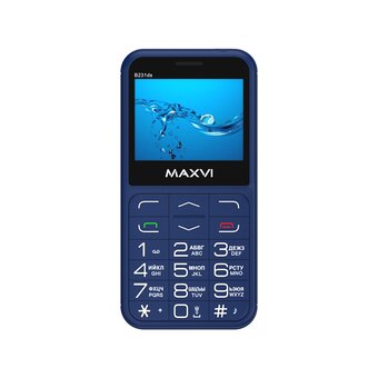  Мобильный телефон MAXVI B231ds Blue 