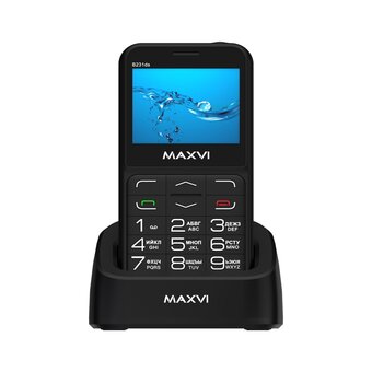  Мобильный телефон MAXVI B231ds Black 