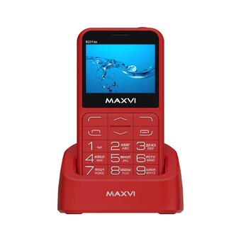  Мобильный телефон MAXVI B231ds Red 