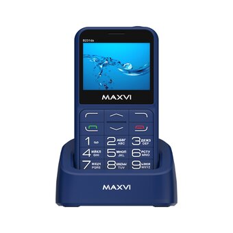  Мобильный телефон MAXVI B231ds Blue 