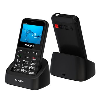  Мобильный телефон MAXVI B231ds Black 