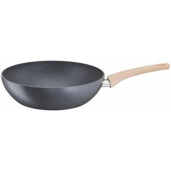  Сковорода ВОК Tefal Natural Force G2661972, без крышки, серый 