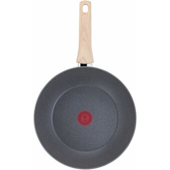  Сковорода ВОК Tefal Natural Force G2661972, без крышки, серый 