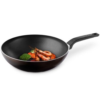  Сковорода ВОК Tefal Easy Plus 4237628, без крышки, черный 