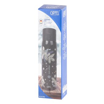  Термокружка GIPFEL 52062, 0.37л, черный 