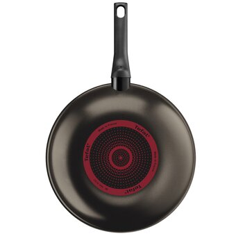  Сковорода ВОК Tefal Easy Plus 4237628, без крышки, черный 