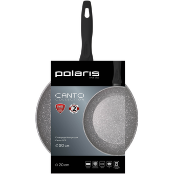  Сковорода Polaris Canto 20F серый (019121) 