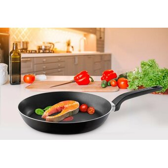 Сковорода Tefal Easy Plus Э 04237124, без крышки, черный 