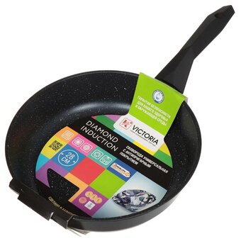 Сковорода универсальная VICTORIA АЛА 280 (DBL0028) Black 