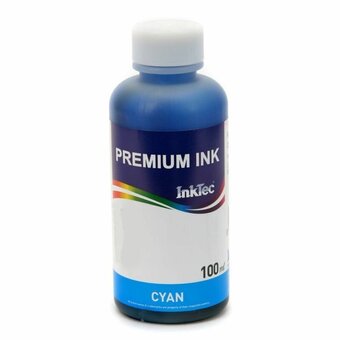  Чернила InkTec E0010-100MC 100 мл, голубой, совместимые для Epson Stylus Photo 1390/1400/1410/R260/R265/R270/R280/R285/R290/R295 