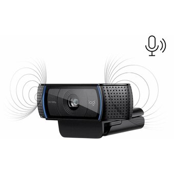  Web камера Logitech HD Pro C920 (960-001062) черный 