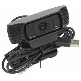  Web камера Logitech HD Pro C920 (960-001062) черный 