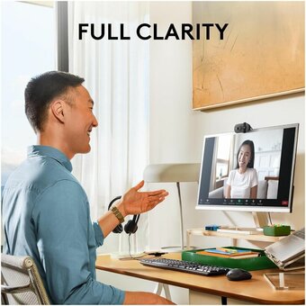  Web-камера Logitech Brio 100 (960-001585) Full HD USB Graphite 
