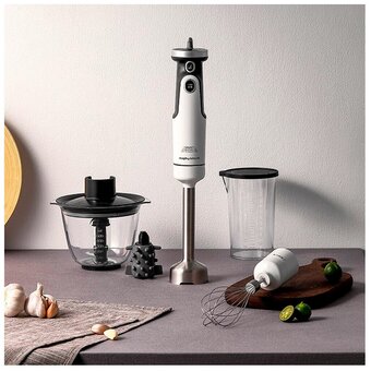  Блендер погружной MORPHY RICHARDS MR6006W белый/серый 
