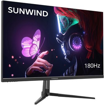  Монитор SunWind SM-25FI401 (SM25SG01) 24.5", черный 
