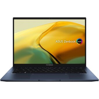  Ноутбук ASUS Zenbook 14 OLED UX3402VA-KM749 (90NB10G1-M015S0) 14", OLED, Intel Core i7 13700H 2.4ГГц, 14-ядерный, 16ГБ LPDDR5, 1ТБ SSD, Intel Iris Xe 