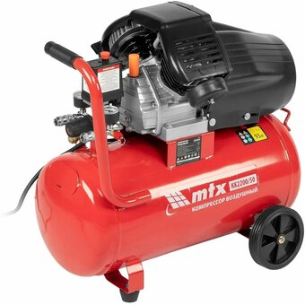  Компрессор поршневой MTX КК-2200/50 масляный (58024) 