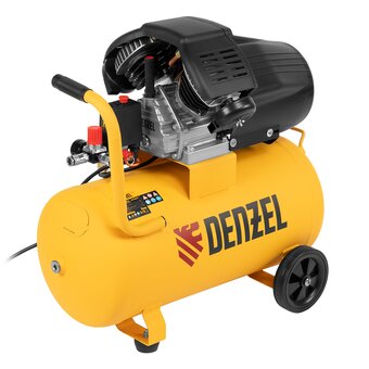  Компрессор поршневой DENZEL DCV1800/50 масляный (58168) 