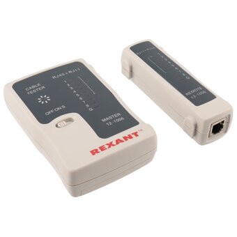  Тестер кабеля REXANT HT-C004 TL-468 (12-1006) RJ-45+RJ-11 