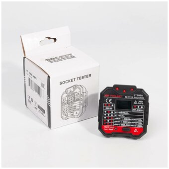  Тестер розеток и УЗО КВТ KT 106D Proline (79136) 