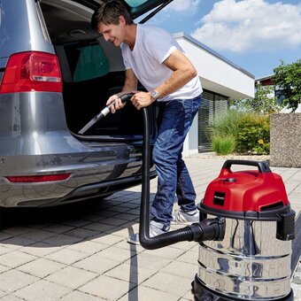  Строительный пылесос EINHELL TC-VC 1820 S Kit, серебристый (2342175) 