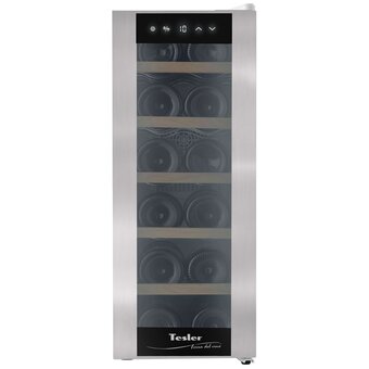  Винный шкаф TESLER WCV-125 Silver 
