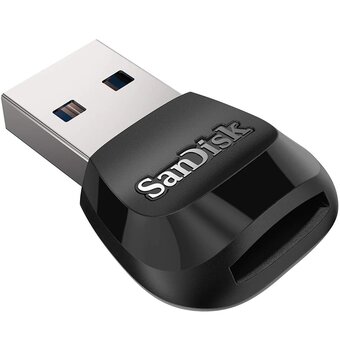  Картридер SanDisk SDDR-B531-GN6NN MicroSD, USB 3.0, Черный 
