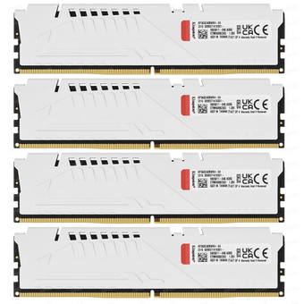  ОЗУ Kingston Fury Beast KF560C40BWK4-64 DDR5 - 4x 16ГБ 6000МГц, DIMM, White, Ret 