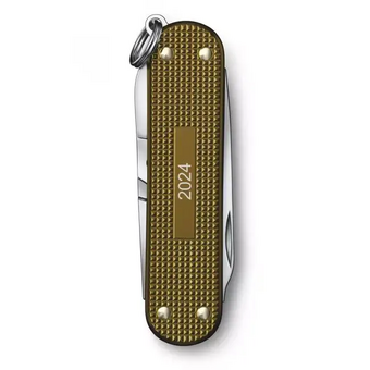  Складной нож Victorinox Classic SD Alox L E 2024 0.6221.l24, функций 5, 58мм, коричневый, коробка подарочная 