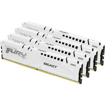  ОЗУ Kingston Fury Beast KF560C40BWK4-64 DDR5 - 4x 16ГБ 6000МГц, DIMM, White, Ret 