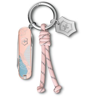  Складной нож Victorinox Classic SD Paris Style 0.6223.e221, функций 7, 58мм, розовый, коробка подарочная 