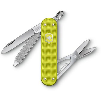  Складной нож Victorinox Alox Classic 0.6221.l23, функций 5, 58мм, желтый, коробка подарочная 