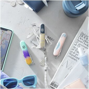  Складной нож Victorinox Companion Sydney Style 1.3909.e222, функций 16, 91мм, бирюзовый, коробка подарочная 