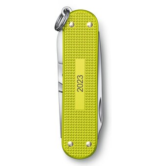  Складной нож Victorinox Alox Classic 0.6221.l23, функций 5, 58мм, желтый, коробка подарочная 