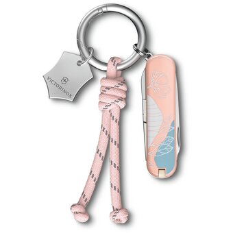  Складной нож Victorinox Classic SD Paris Style 0.6223.e221, функций 7, 58мм, розовый, коробка подарочная 