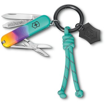  Складной нож Victorinox Classic SD Sydney Style 0.6223.e222, функций 7, 58мм, бирюзовый, коробка подарочная 