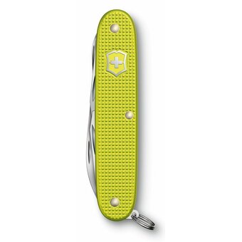 Складной нож Victorinox Pioneer X 0.8231.l23, функций 9, 93мм, желтый, коробка подарочная   Складной нож Victorinox Pioneer X 0.8231.l23, функций 9, 93мм, желтый, коробка подарочная