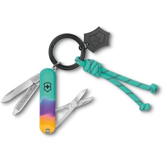  Складной нож Victorinox Classic SD Sydney Style 0.6223.e222, функций 7, 58мм, бирюзовый, коробка подарочная 