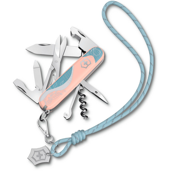  Складной нож Victorinox Companion Paris Style 1.3909.e221, функций 16, 91мм, розовый, коробка подарочная 