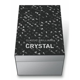  Складной нож Victorinox Classic Brilliant Crystal 0.6221.35, функций 5, 58мм, черный/серебристый, коробка подарочная 