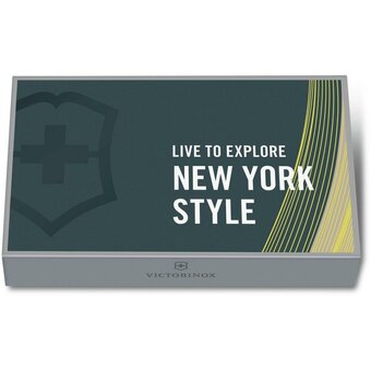  Складной нож Victorinox Companion New York Style 1.3909.e223, функций 16, 91мм, зеленый, коробка подарочная 