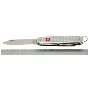  Складной нож Victorinox Pioneer Alox 0.8201.26, функций 8, 93мм, серебристый, коробка картонная 