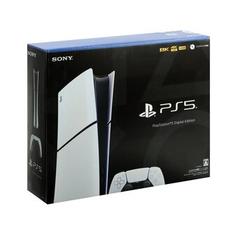  Игровая консоль PlayStation 5 Slim Digital CFI-2000B01 белый/черный 