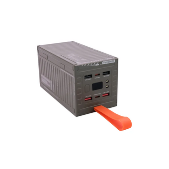  Аккумулятор внешний резервный REMAX RPP-609 Container 20W+22.5W PD+QC Outdoor Power Bank with LED Light 60000mAh зеленый 